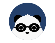icono azul panda